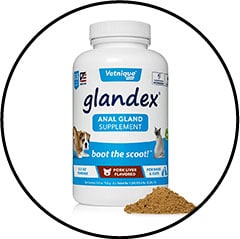 Produit Glandex pour vidanger les glandes anales du chat