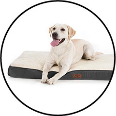 Matelas à mémoire de forme pour chien souffrant d'arthrose