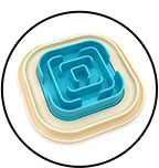 Plateau anti-glouton labyrinthe pour chien