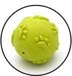Jouet balle à mastiquer pour le chien
