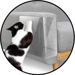 Protecteur pour canapé contre les griffes du chat