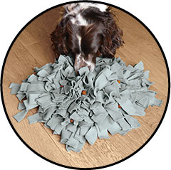jouet tapis de fouille ou snuffle mat pour le chien et chiot