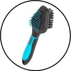 Brosse double face pour le démêlage des poils du chat et chien