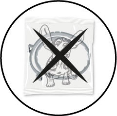 Collier anti-puce pour chien dangereux pour le chat