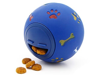 Balle anti-glouton chat distributrice de croquettes