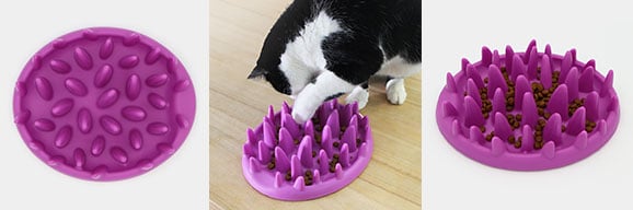 Gamelle anti-glouton chat plateau rigide