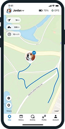 Traceur GPS Tractive pour chien avis vétérinaire