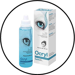 Nettoyant Ocryl pour la conjonctivite du chien et chat