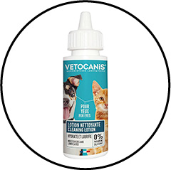 Nettoyant physiologique Vetocanis chat et et chien